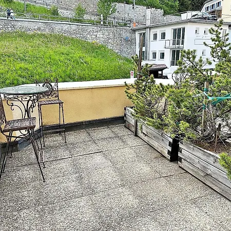 Bijou, Holz, Zentral, Mit Garage Und Pool -cb102-b * 圣莫里茨