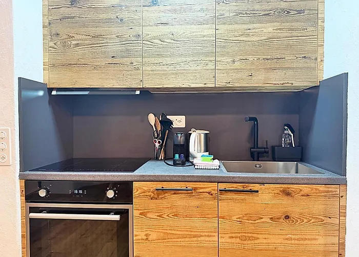 Bijou, Holz, Zentral, Mit Garage Und Pool -cb102-b Appartement Sankt Moritz